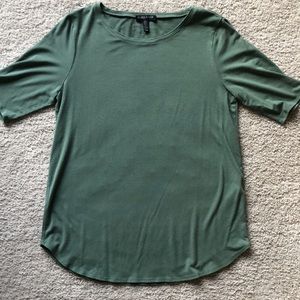 Eileen Fisher viscose jersey tee. Cleaning closet!